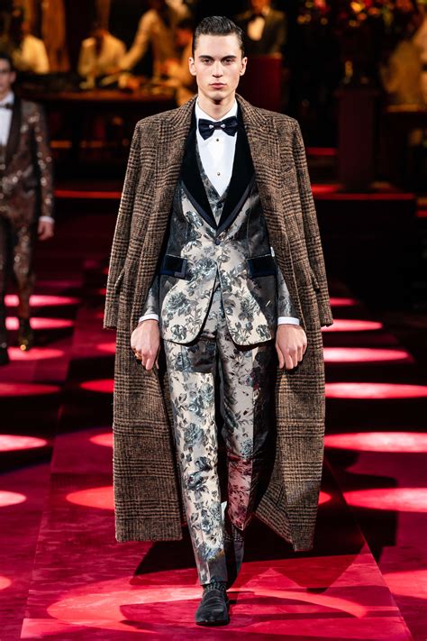 Dolce & Gabbana Fall 2019 Menswear Collection 